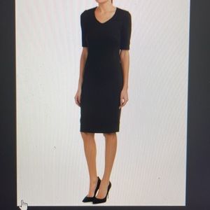 Cabi Claire Pointe Black Dress, super versatile and comfortable to wear.